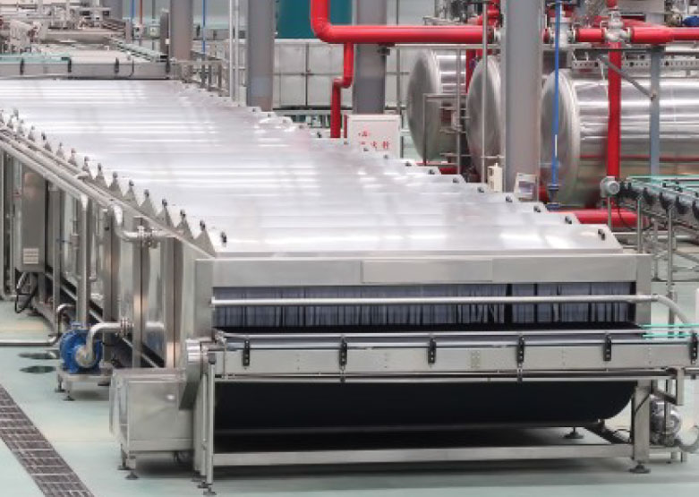 نفق التبريد للتعقيم بالرش