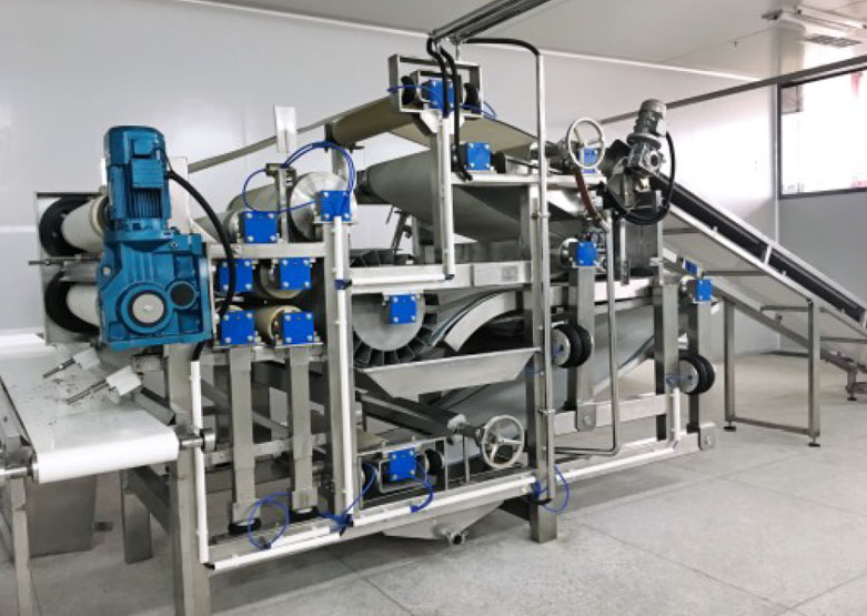 معدات الطهي المسبق والعصر بالحزام